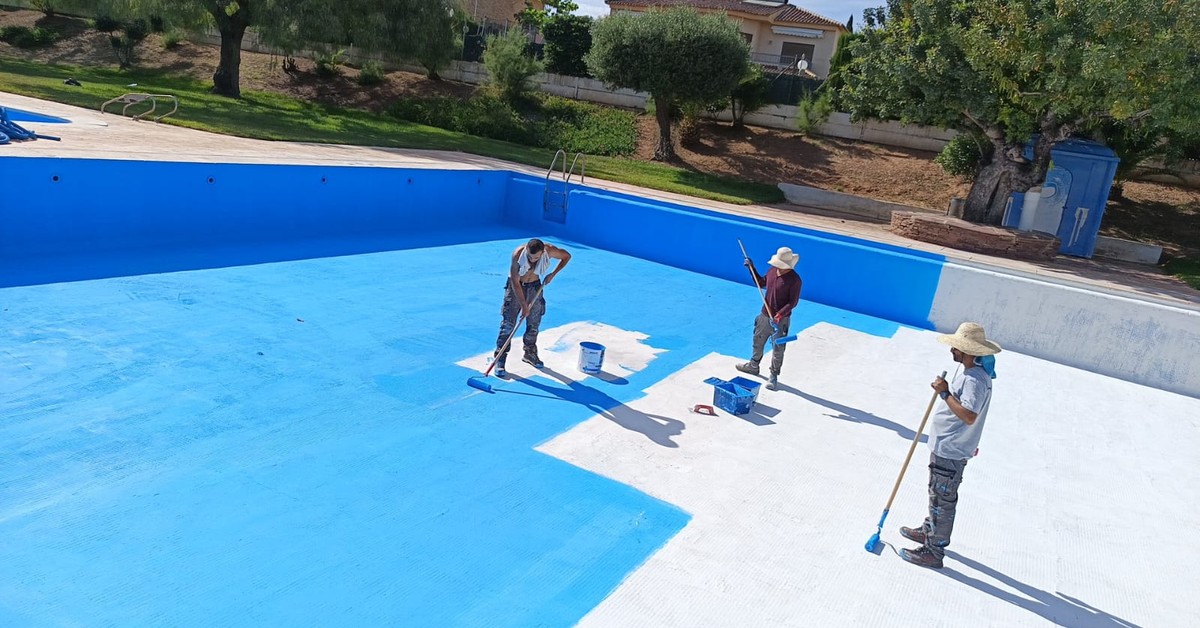Impermeabilización de piscina en Valencia