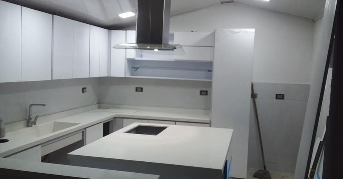 Reforma de cocina con isla en Valencia