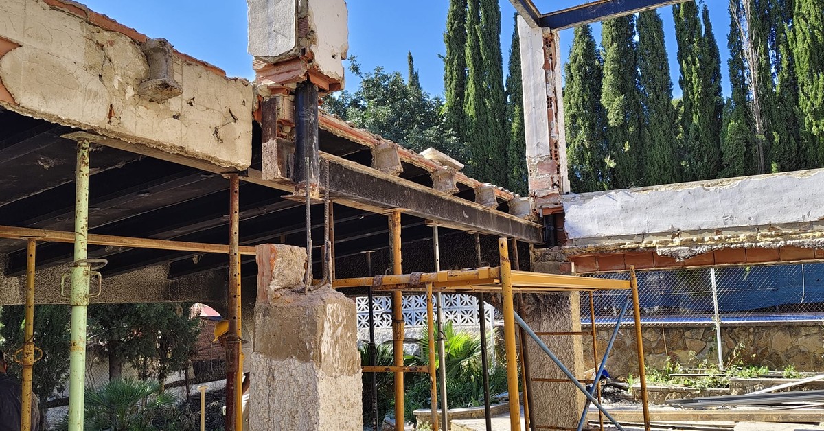Rehabilitación y refuerzo estructural de chalet en Valencia